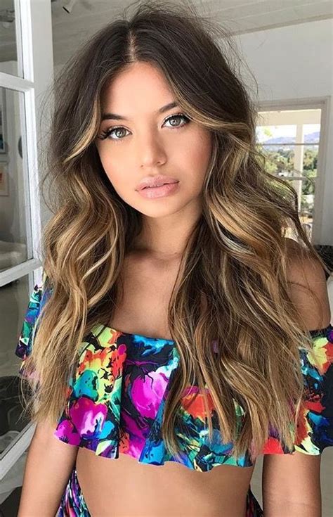 ️ Pinterest Deborahpraha ️ombré Hair With Balayage And Waves Beautiful Hairstyle Sofia Jamora