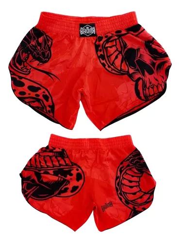 Short Muay Thai Kick Boxing Tailand Lucha Bronx Modelo Skull Envío gratis