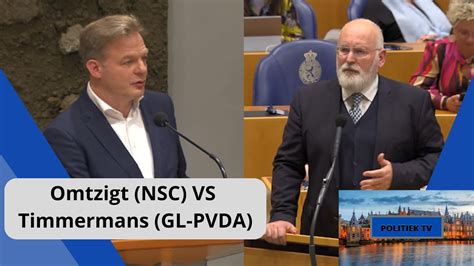 Omtzigt NSC VS Timmermans GL PVDA Met UW WEGJAAG Beleid Zijn Er