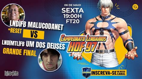 KOF 97 GRANDE FINAL CAMPEONATO LENDÁRIOS MTL LND FB UM DOS DEUSES VS