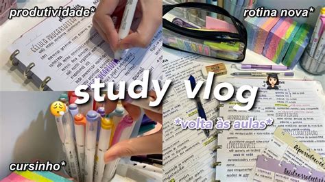 Study Vlog Volta S Aulas De Volta A Rotina Estou De Volta Youtube