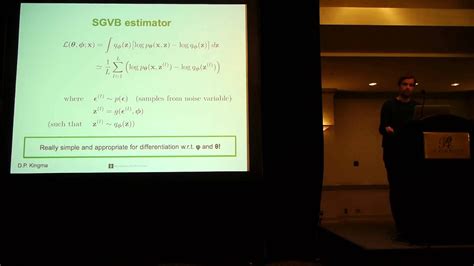 ICLR14 D Kingma Auto Encoding Variational Bayes YouTube