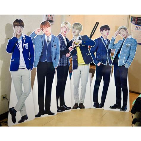 BTS Group Standee Table Standee Life Sized Standee Shopee Philippines