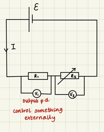 Potential Dividers And Sensor Circuits Flashcards Quizlet