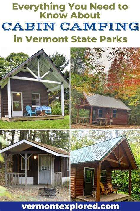 Fall in Love with Cabin Camping in Vermont State Parks | Cabin camping ...