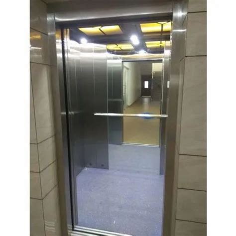 With Machine Room Glass Stainless Steel Passenger Lift At Rs 800000 In