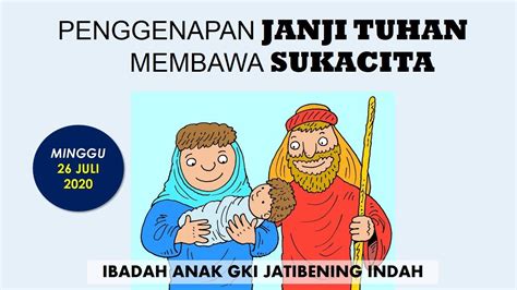 IBADAH ANAK 26 JULI 2020 GKI JATIBENING INDAH YouTube