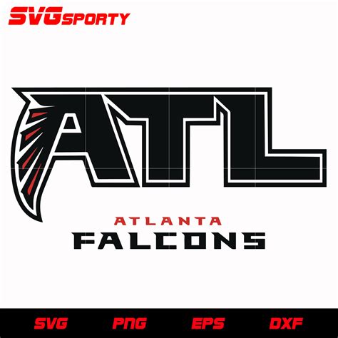 Atlanta Falcons ATL Logo svg, nfl svg, eps, dxf, png, digital file ...