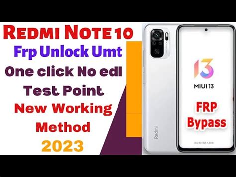 Redmi Note Frp Unlock By Umt Tool Redmi Note Frp Google