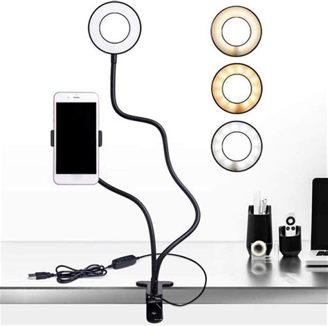 Phone Holder Led Selfie Ring Light Phone Holder Stand Uk