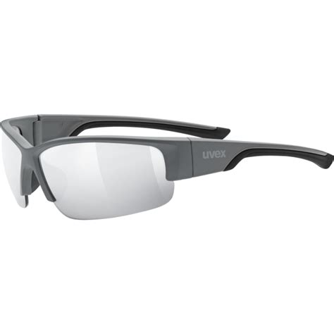 Uvex Sportstyle 233 P Glasses Smoke Matt Polavision Mirror Blue BIKE24