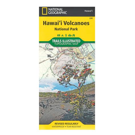 Map: Trails Illustrated Topographic- Hawaiʻi Volcanoes National Park ...