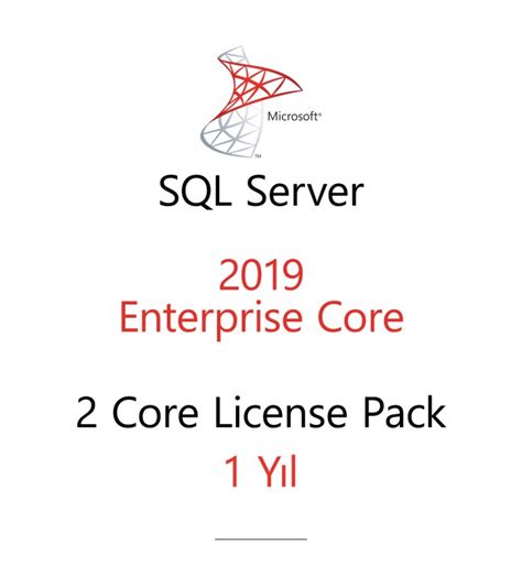 Sql Server Standard 2 Core License Pack 1 Year