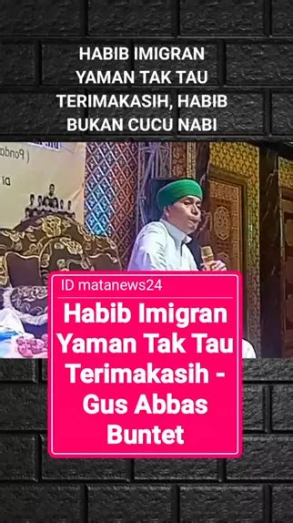 Millionquiz Gus Abbas Buntet Cirebon Habib Bukan Cucu Nabi