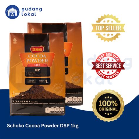 Jual Schoko Cocoa Powder DSP Coklat Bubuk Kokoa 1kg Shopee Indonesia