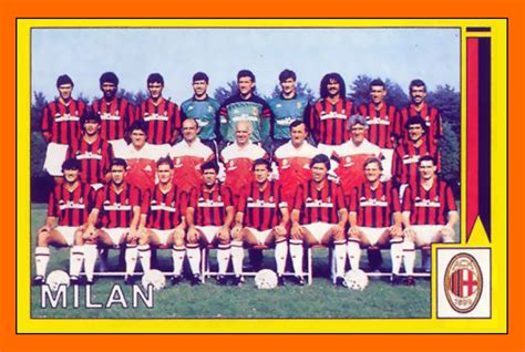 Old School Panini 19 Avril 1989 Milan Ac Réal De Madrid 5 0