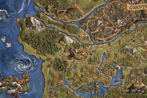 The Witcher 3 World Map Reproduction - Cave Geek Art