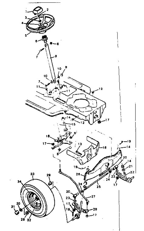 Craftsman Lawn Mower Lt Parts Craftsman Lt Lawn Trac