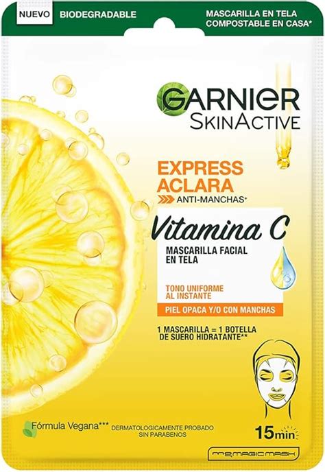 Garnier Skin Active Mascarilla Facial En Tela G Amazon Mx