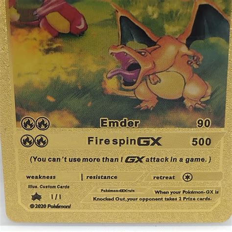 Mavin Pokémon Charmander Charmeleon Charizard GX Gold Foil Pokemon