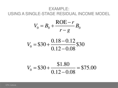 Ppt Residual Income Valuation Valuing Common Equity Powerpoint Presentation Id 1873204