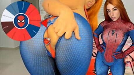 Mary Jane From Spider Man Cosplay Feat The Wheel Of Sex Game Blowjob