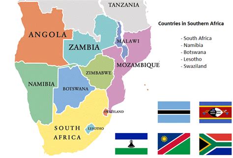 Countries In Southern Africa Countryaah