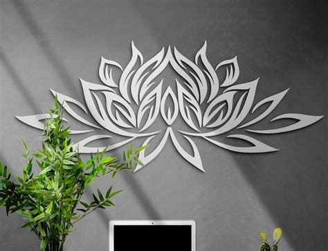 Flor De Loto Arte De Pared D Moonwallstickers