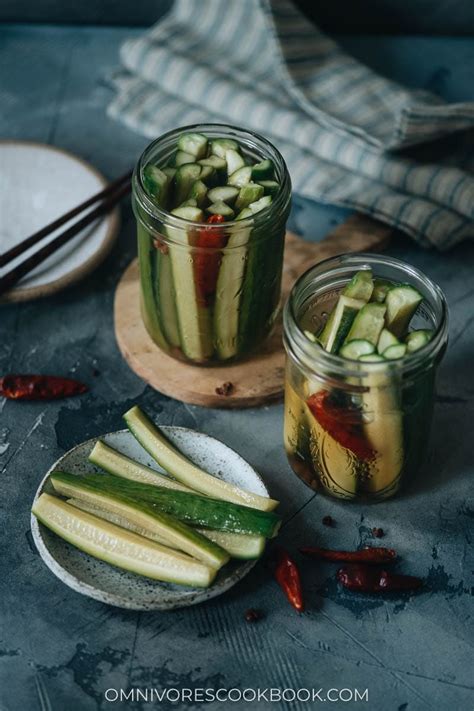 Pepino Chinês em Palitos Uma Receita Rápida de Pickles Omnivore s