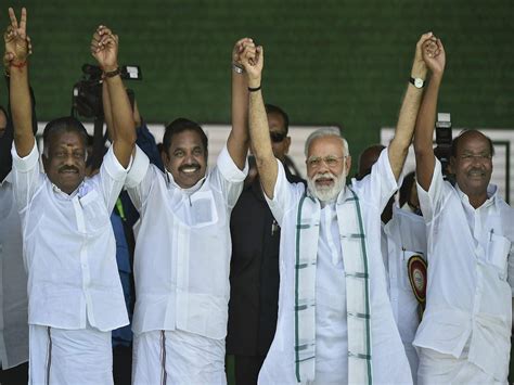 Lok Sabha Polls 2019 Aiadmk Releases List Of Constituencies Allotted