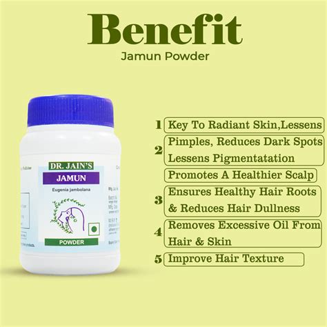 Jamun Powder Natural Remedy To Treat Diabetes Supports Healthy Hair