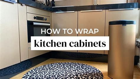 Tutorial How To Wrap Kitchen Cabinets With Cover Styl Adhesive S You