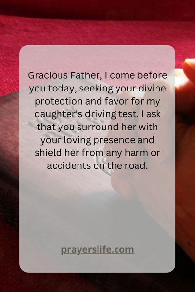 18 Inspiring Prayer For Daughter To Pass Driving Test