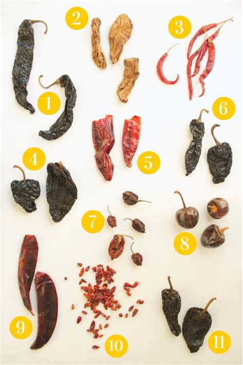 Mexican Dried Chillies • Delicious From Scratch