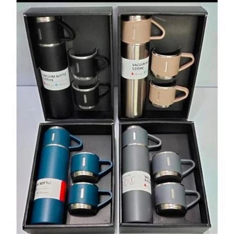 Stainless Steel Ml Vacuum Flask Set At Rs Piece In New Delhi