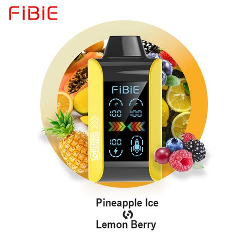 Pantalla Completa LCD LED OLED Original Fibie Dual Flavor 15000 PUffs