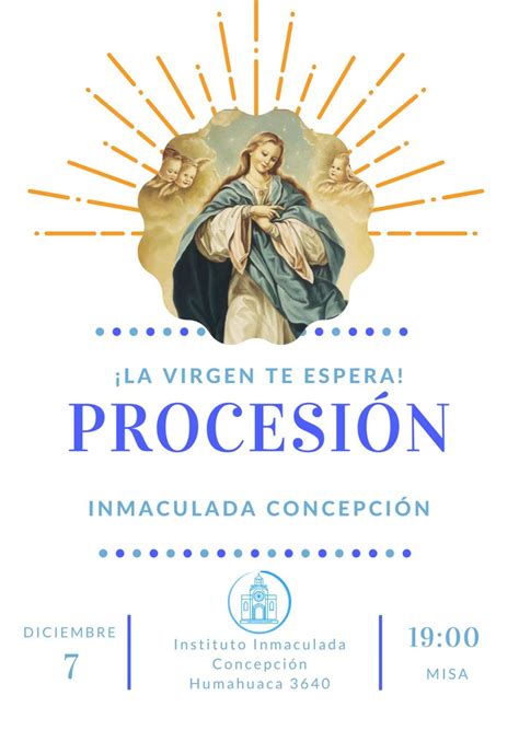 Solemnidad De La Inmaculada Concepción Instituto Inmaculada Concepción