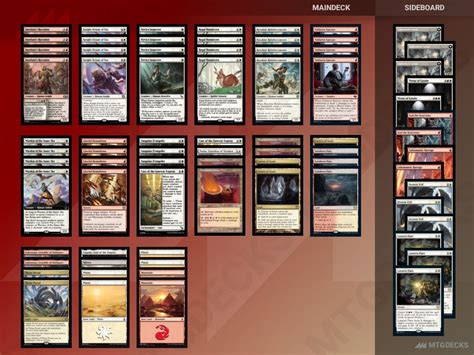 Arena Standard Boros Aggro Deck By Corekey Mtg Decks