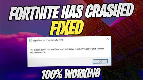 Fix All Crashes In Fortnite Season 4 Application Hanged Crash Detected