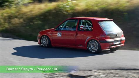 Barnat Krzysztof Szpyra Dawid Peugeot 106 4 Runda Rally Park Cup