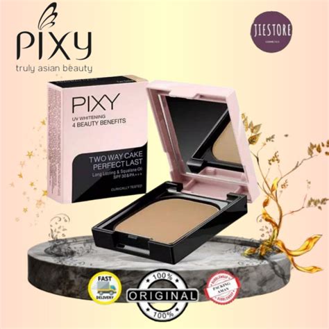 Jual Pixy Uv Whitening Beauty Benefits Two Way Cake Perfect Last