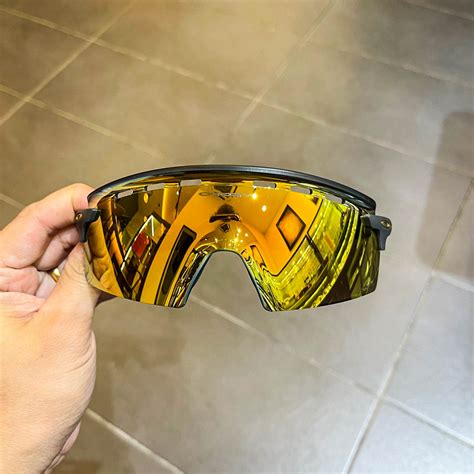 Oakley Encoder Strike Vented Matte Carbon Prizm 24k Gold 2aoptical