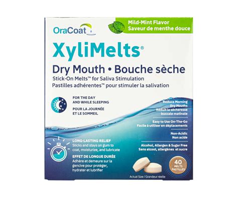 Xylimelts Pastilles Adh Rentes Unit S Menthe Douce Oracoat