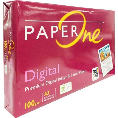 Paperone A3 Digital Paper 100gsm 500 Sheets Officeplus