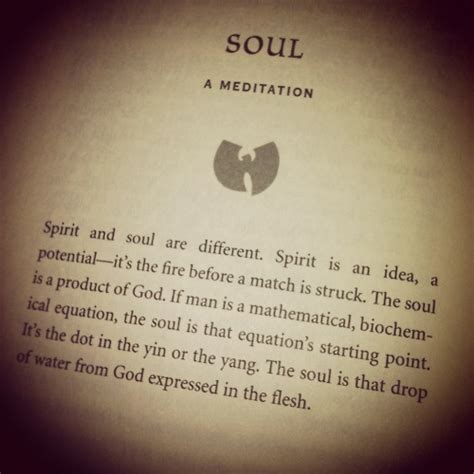 Wu Tang Clan Disciples: Soul - Words of wisdom #2 from The RZA (“The ...