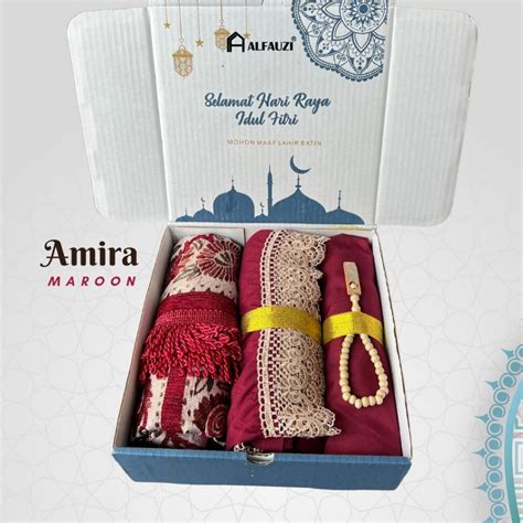 Jual HAMPERS GIFT MUKENA SET SAJADAH AMIRA I HAMPERS RAMADHAN LEBARAN