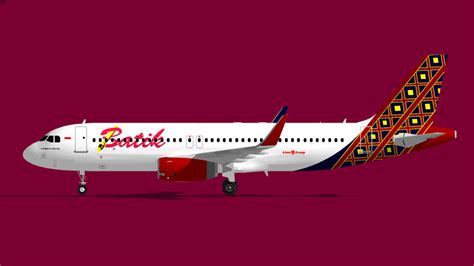 Batik Air Airbus A320 200 S Wl 3d Warehouse