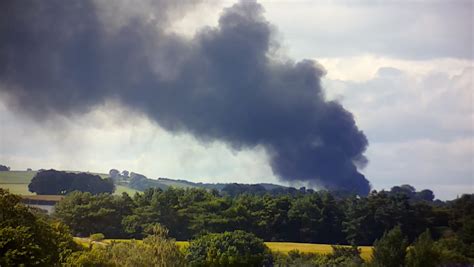 Smoke Billows From Industrial Estate As Crews Tackle Blaze Stv News