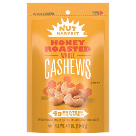 Save On Nut Harvest Cashews Whole Honey Roasted Order Online Delivery