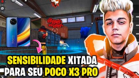 SAIU MELHOR SENSIBILIDADE E DPI POCO X3 PRO NOVA ATUALIZAÇÃO FREE FIRE